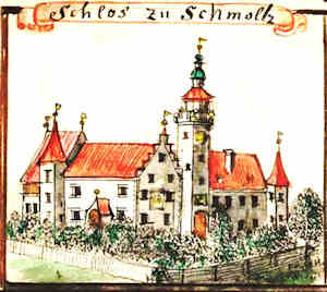 Schlos zu Schmoltz - Paac, widok oglny
